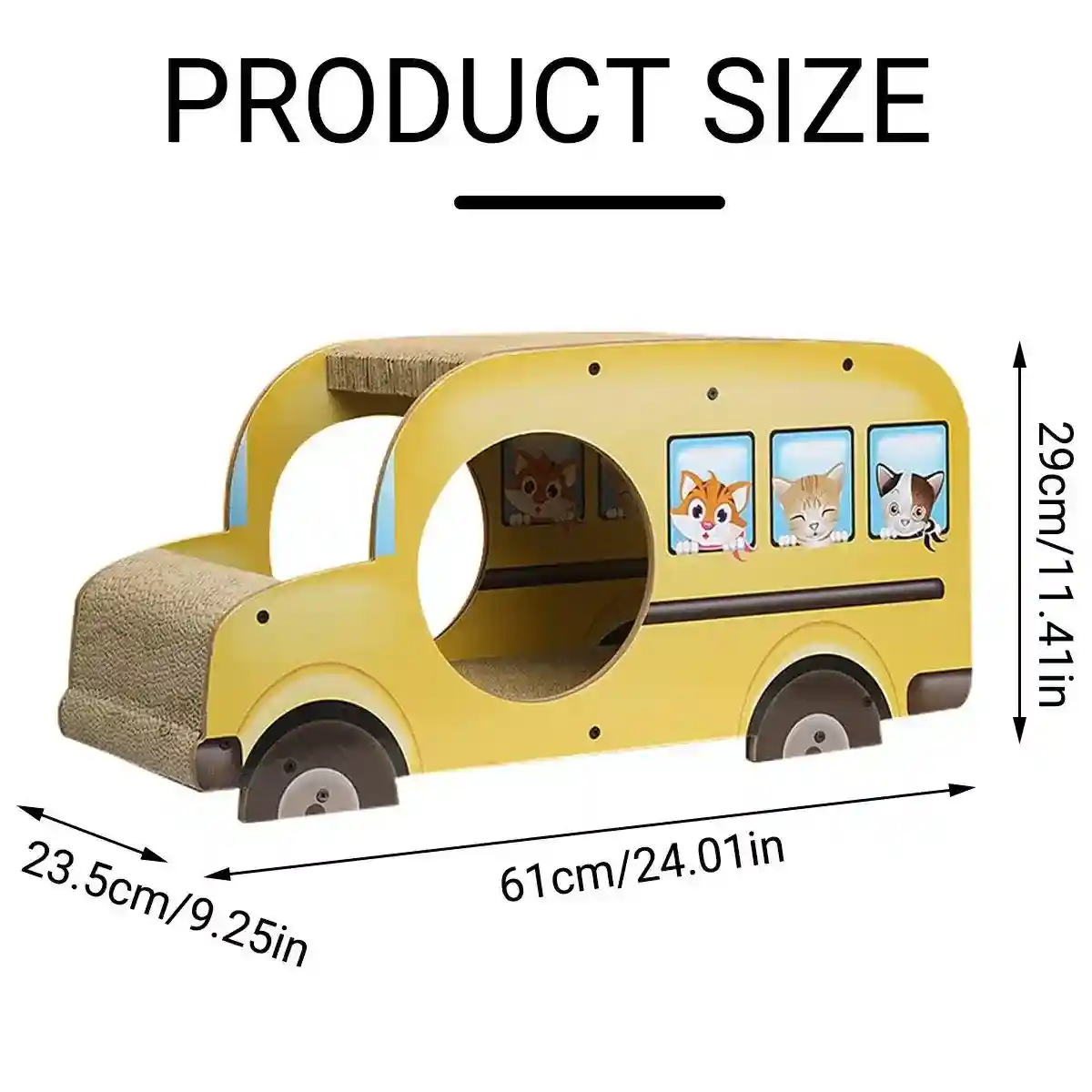 Interactive Car-Shaped Cat Scratching Board for Active Cats - Image 6