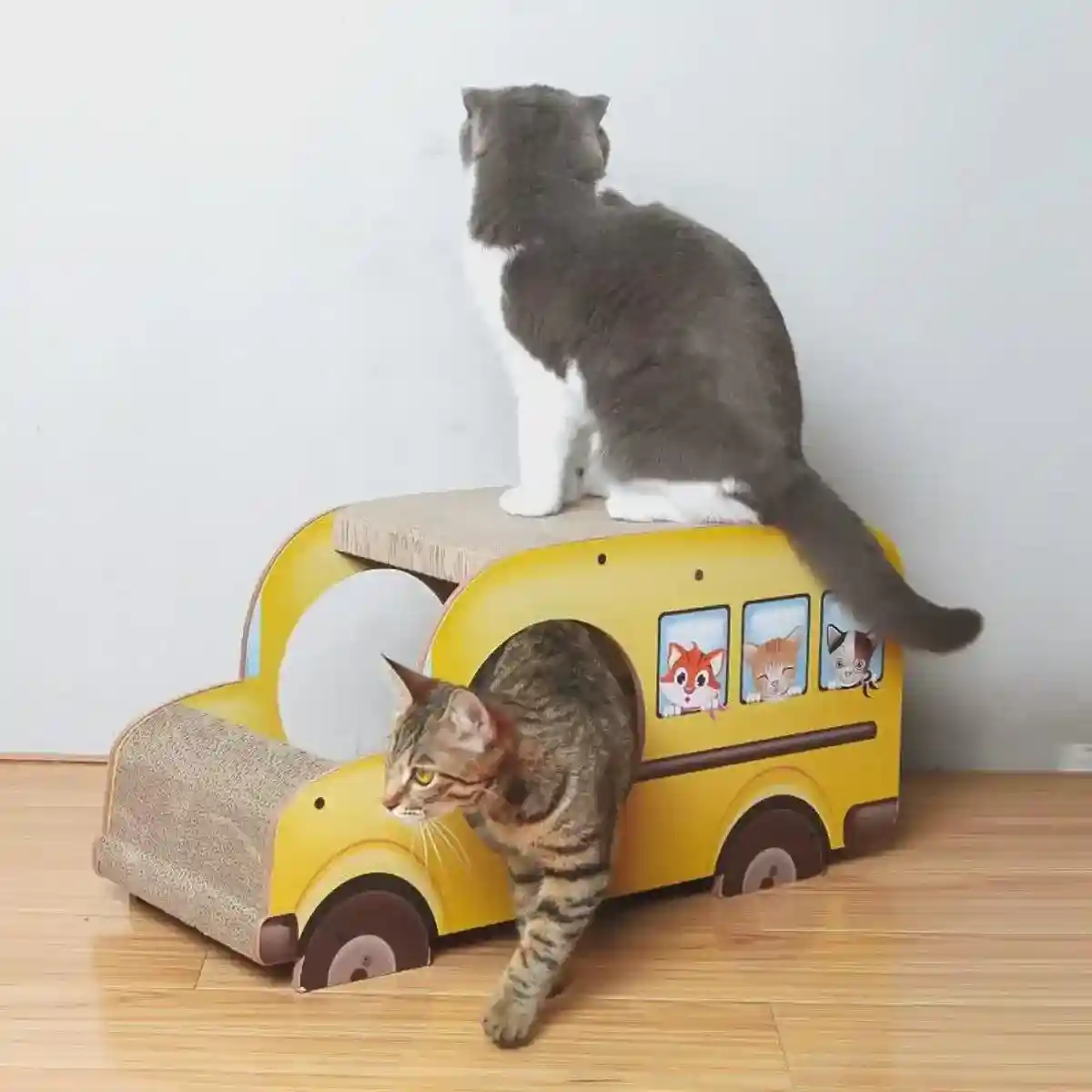 Interactive Car-Shaped Cat Scratching Board for Active Cats - Image 8