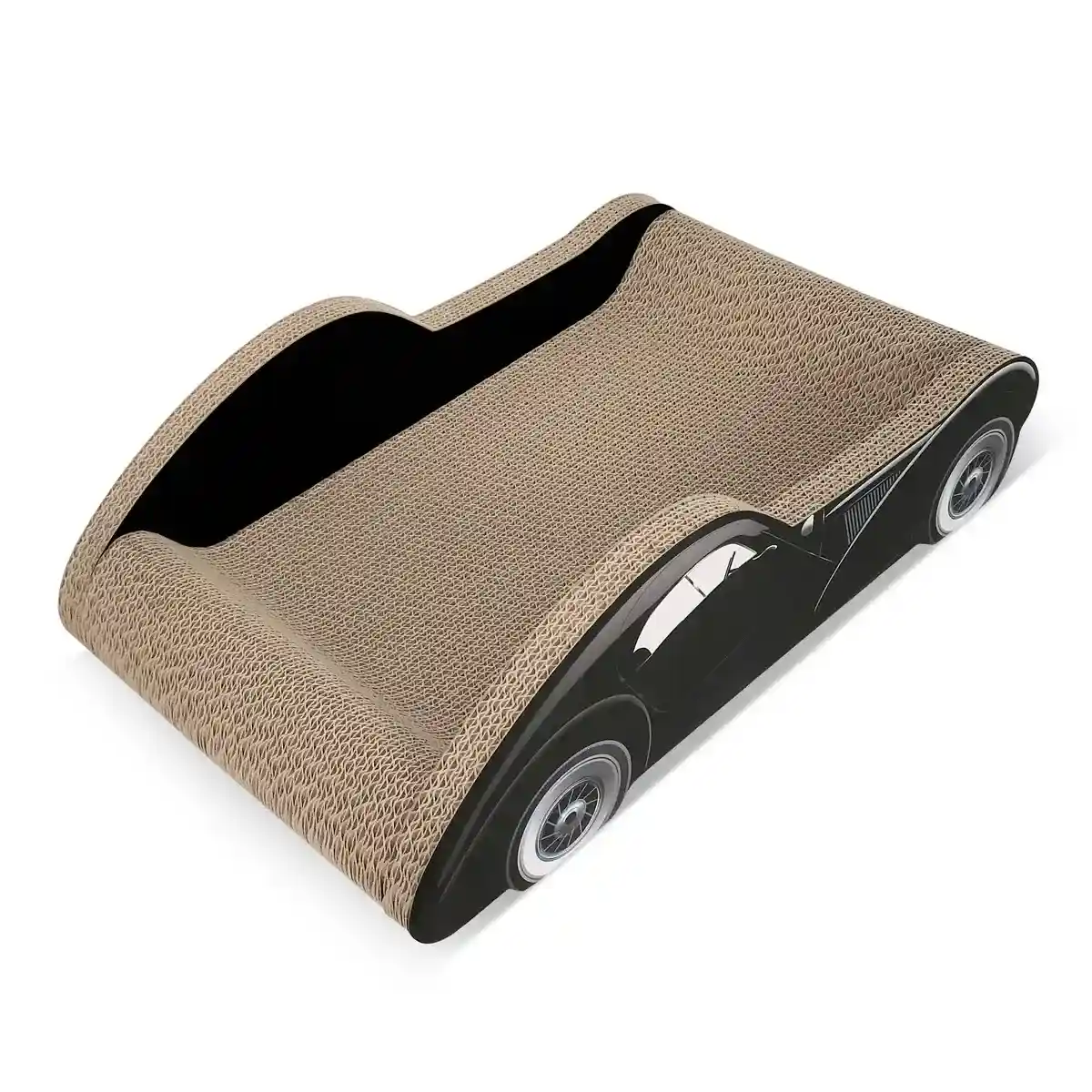 Luxury Car-Shaped Cat Scratcher Bed Cardboard Lounger - Image 11
