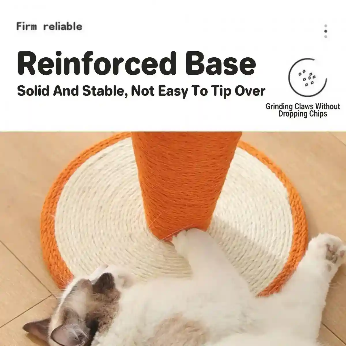 Carrot Sisal Cat Scratching Post Durable Eco-friendly Scratch Toy - Image 9