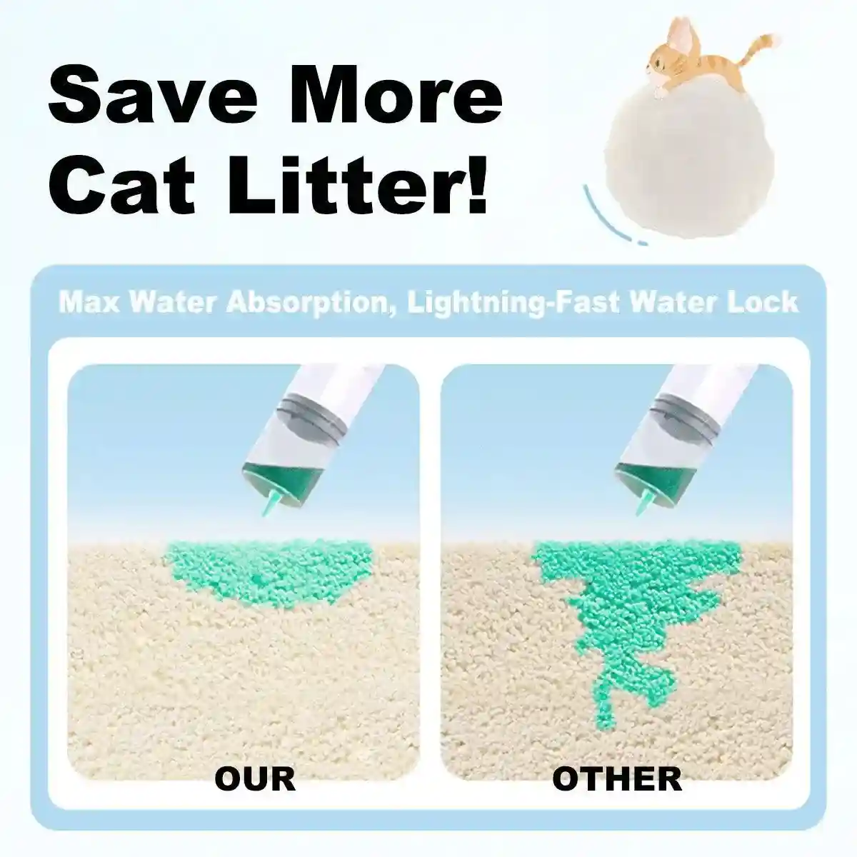 2pcs Natural Tapioca Cat Litter Clumping Odor Control & Low Tracking - Image 6