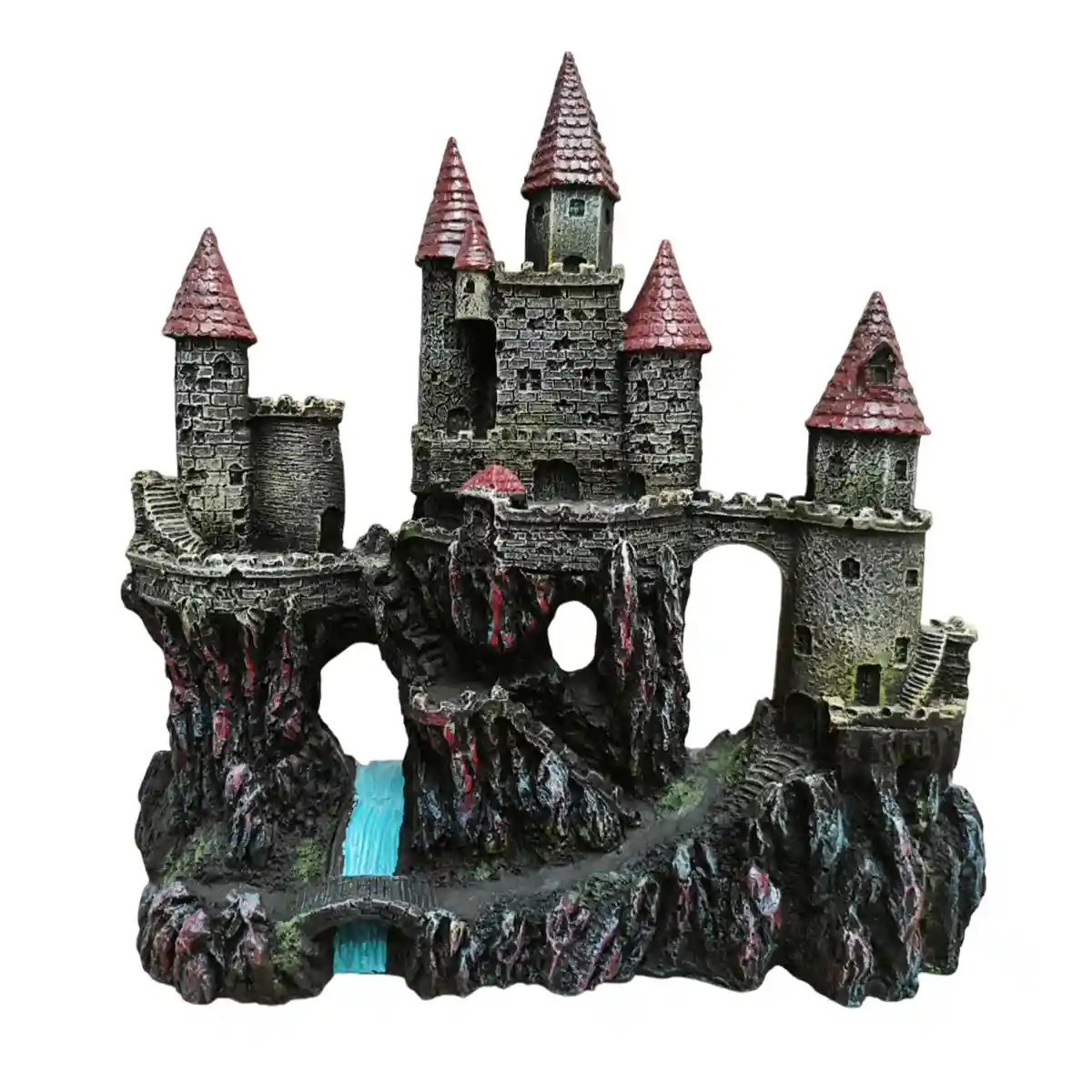 Fantasy Castle Ornament Fish Tank Decoration for Aquariums and Terrariums - Image 6