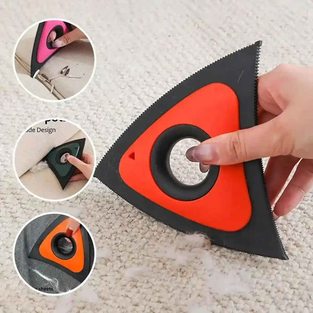 Cat and Dog Hair Removal Brush Sticky Pet Hair Remover for Carpet Sofa Cleaning - Image 17
