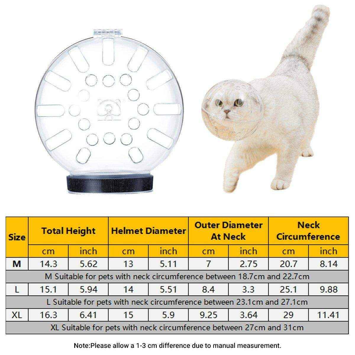 Cat Space Hood Pet Products Injection Anti-bite Breathable Headgear Elizabeth Collar - Image 13