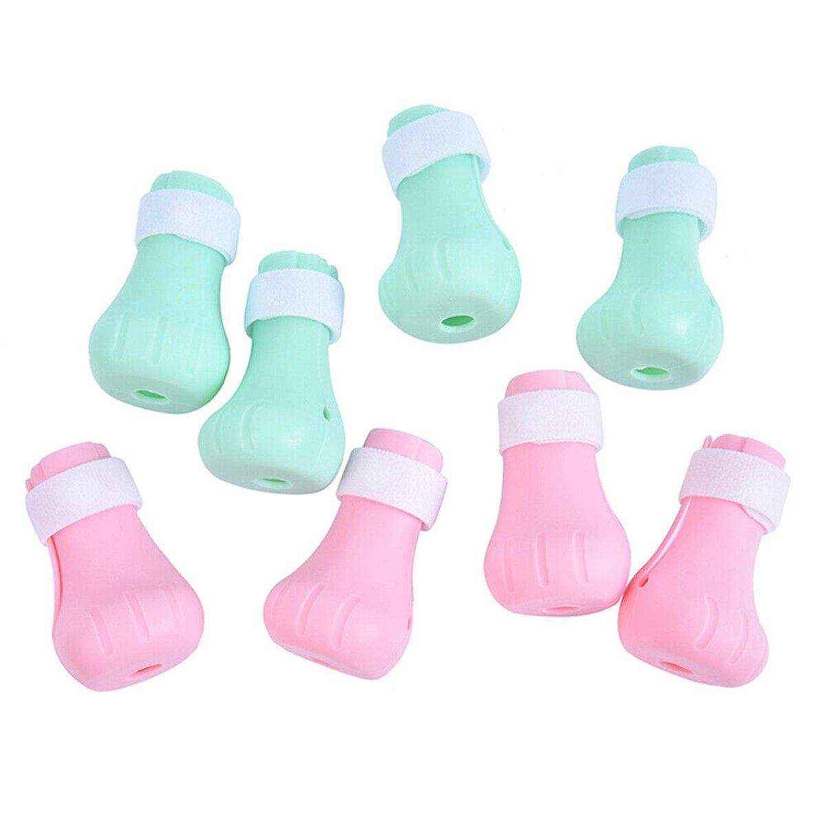 4pcs Cat Bathing Grooming Anti-Scratch Silicone Pet Socks for Bathing Feeding - Image 3