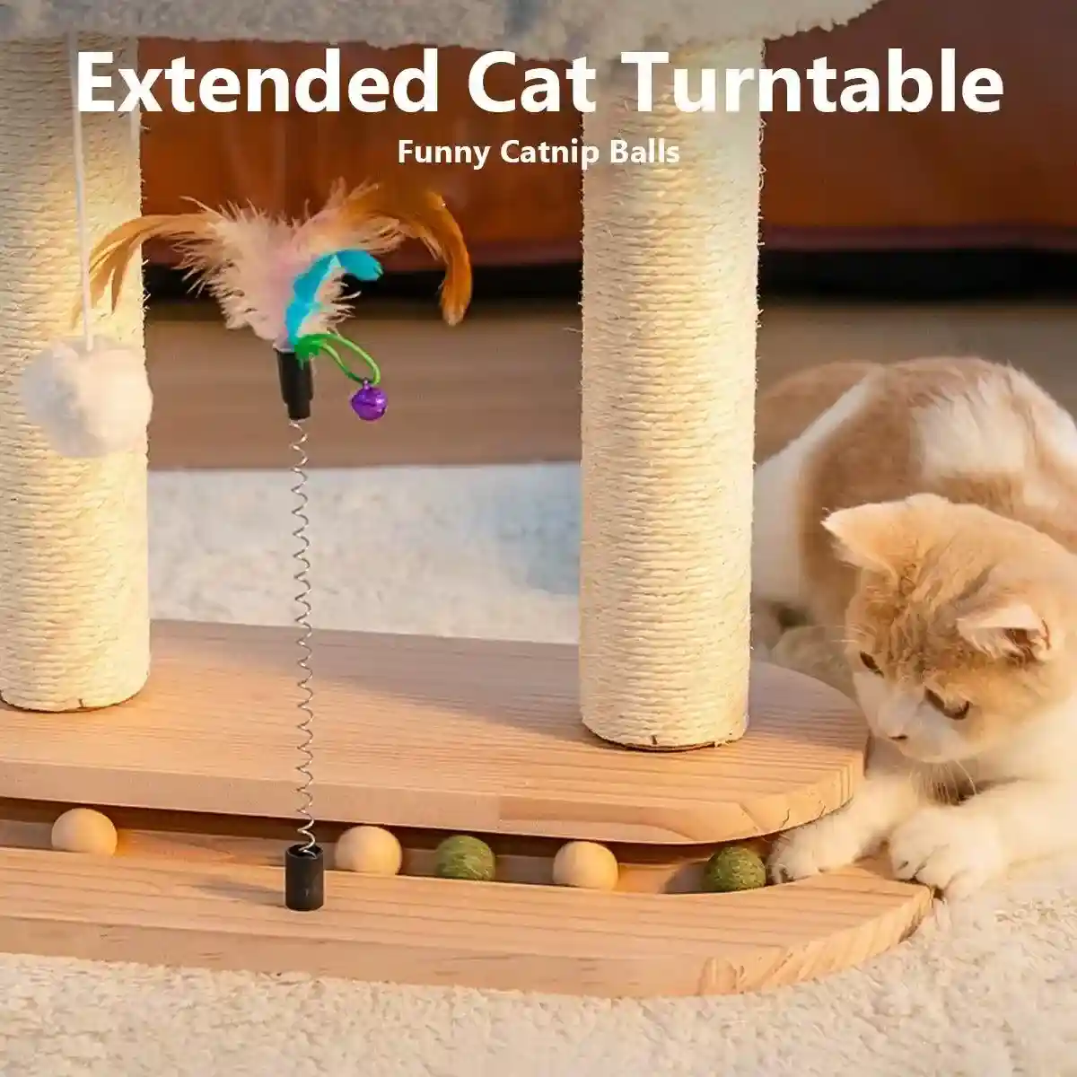Multi-Purpose Cat Climbing Frame for Scratching Playing and Resting - Image 5