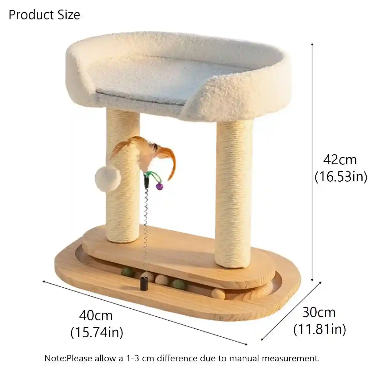 Multi-Purpose Cat Climbing Frame for Scratching Playing and Resting - Image 7