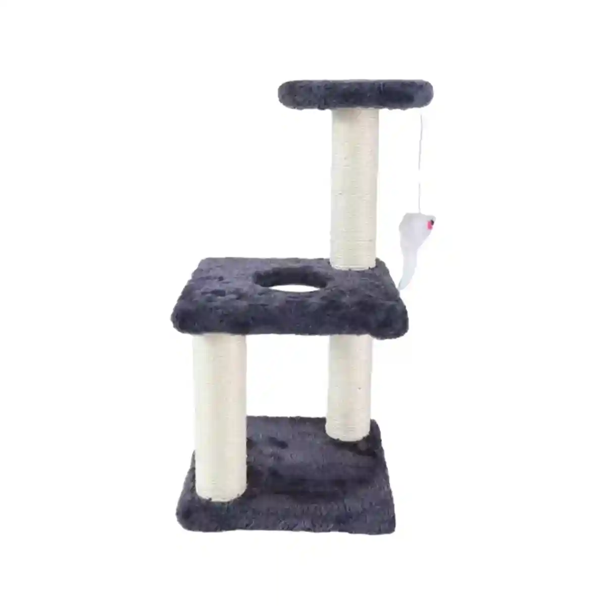 Compact Cat Climbing Post with Sisal and Hanging Toy for Kittens - Image 17