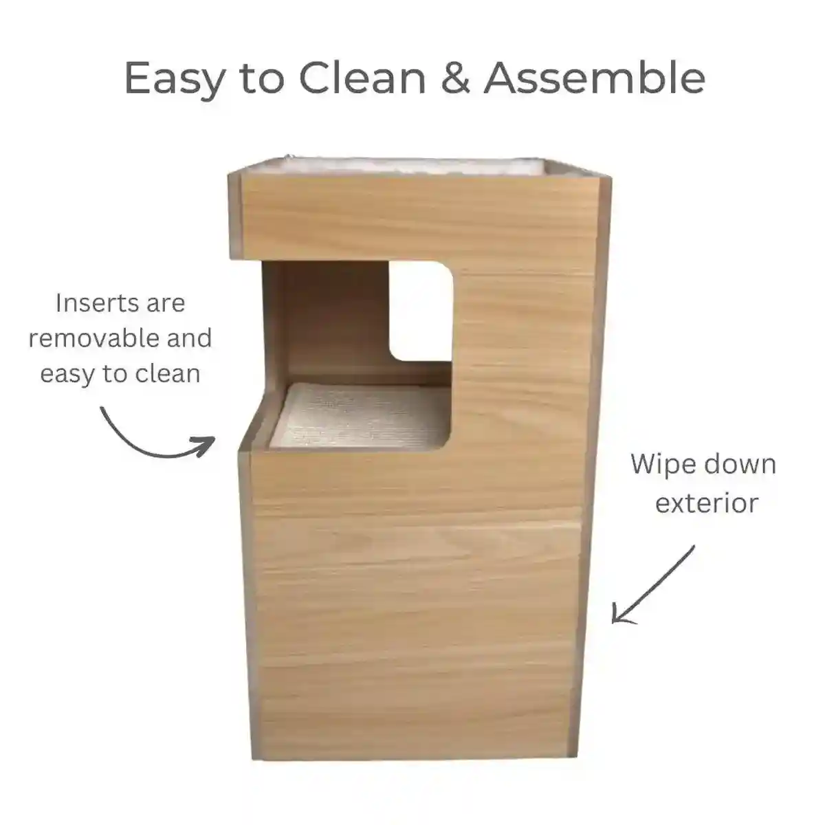 Cat Climbing Rack and Nest Solid Wood with Double-Layer Bed & Vertical Jumper - Image 13