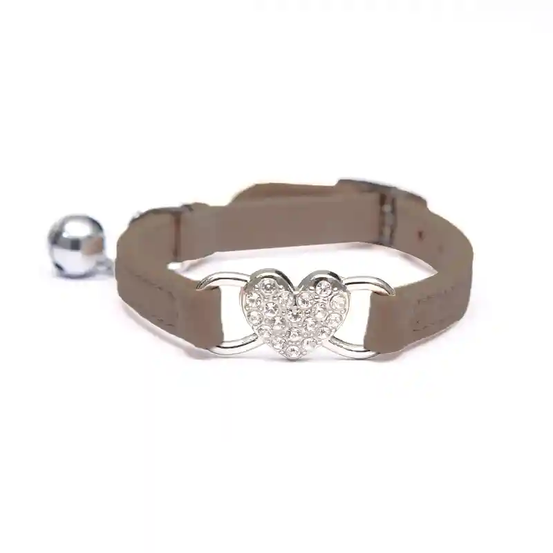 Designer Pet Collars For Dogs and Cats With Heart Crystal 6 Colours - Image 20