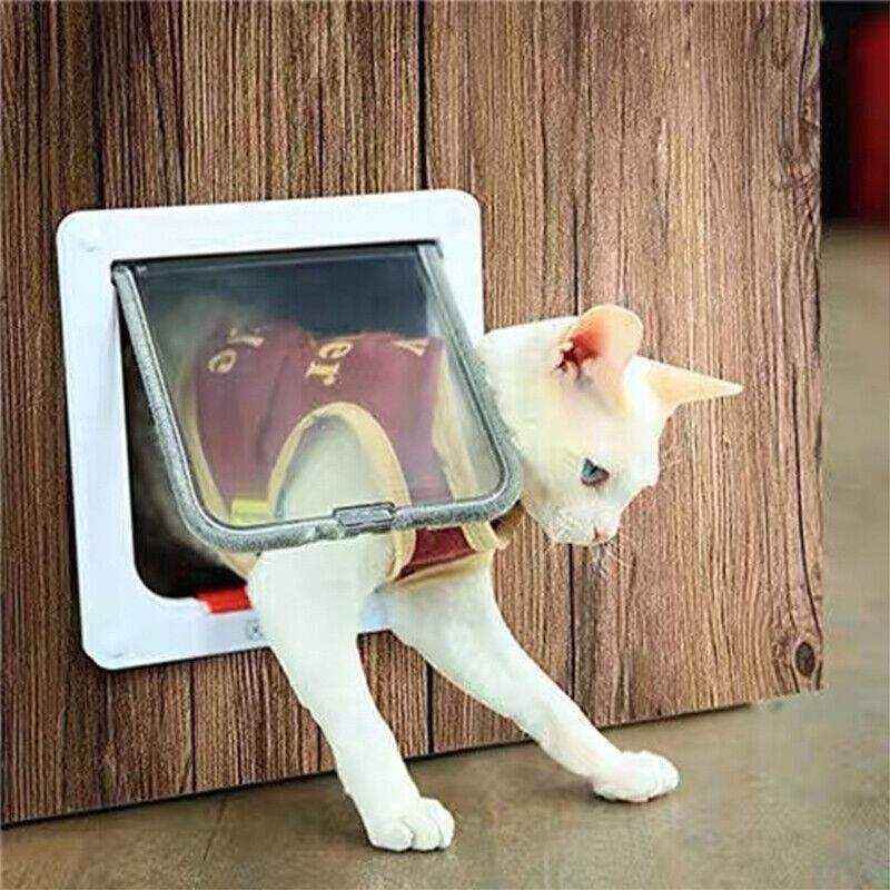 Lockable Cat Door with 4-Way Safe Locking System - Image 5