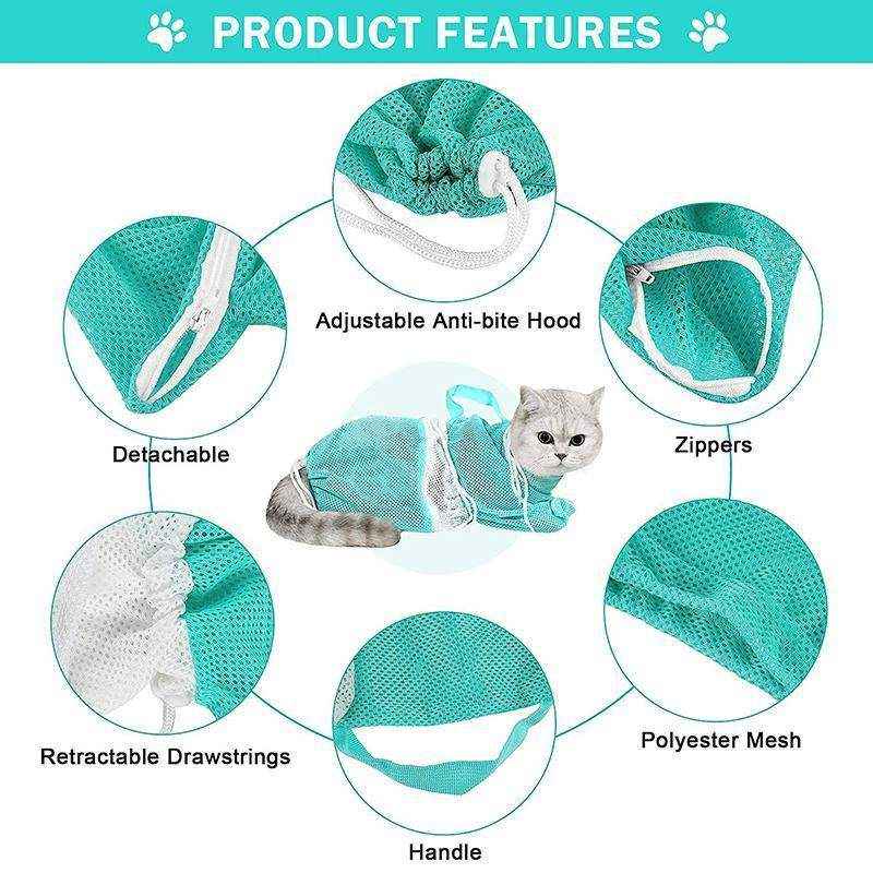 Cat Grooming Bath Bag 3 Colours - Image 11