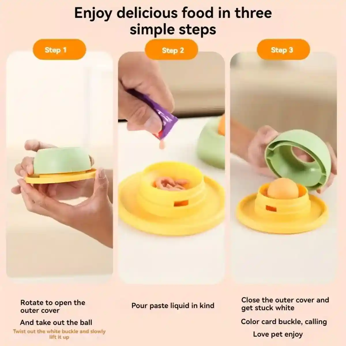 Cat Licking Slow Feeder Plate Anti-Knock & Oral Care Dish - Image 6