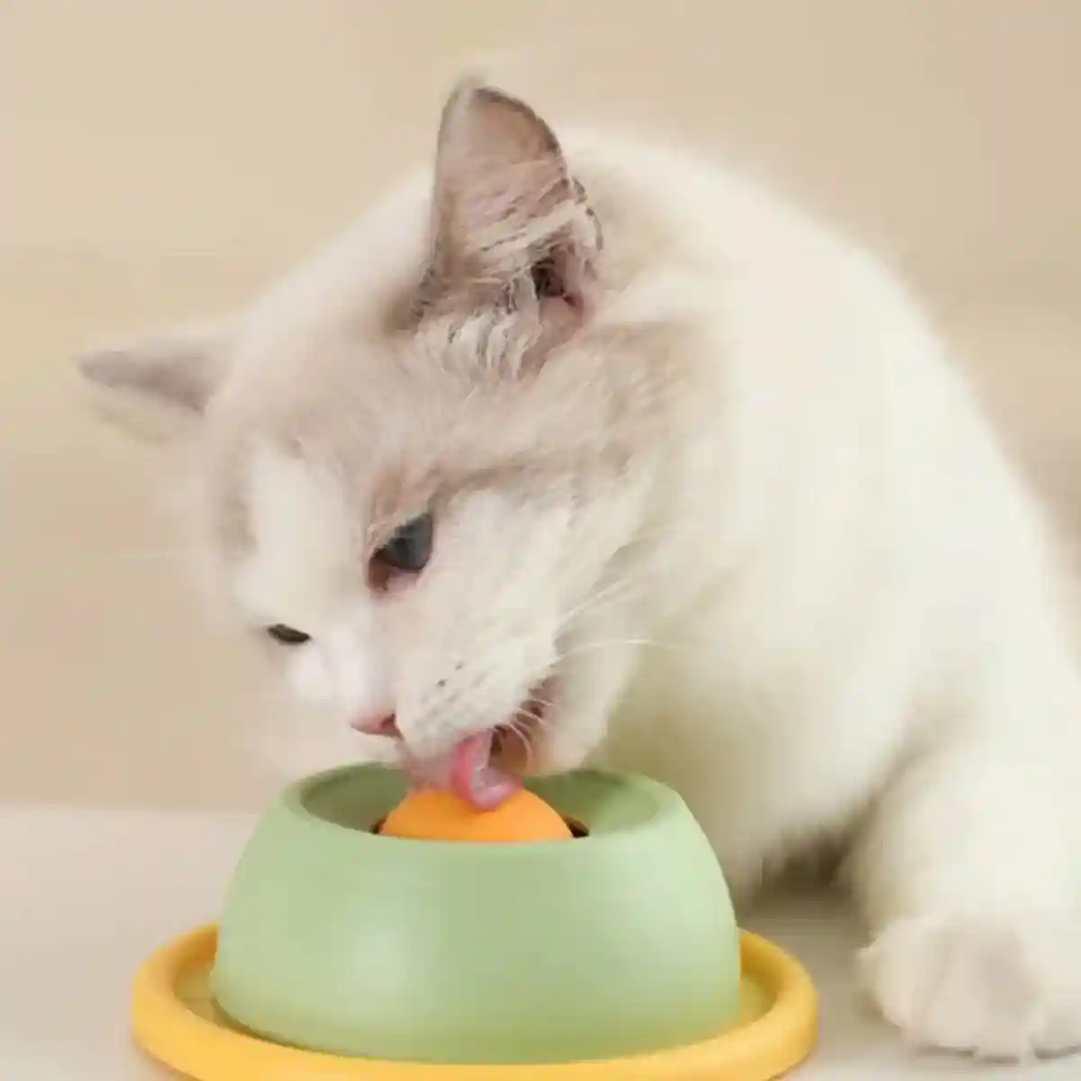 Cat Licking Slow Feeder Plate Anti-Knock & Oral Care Dish - Image 8