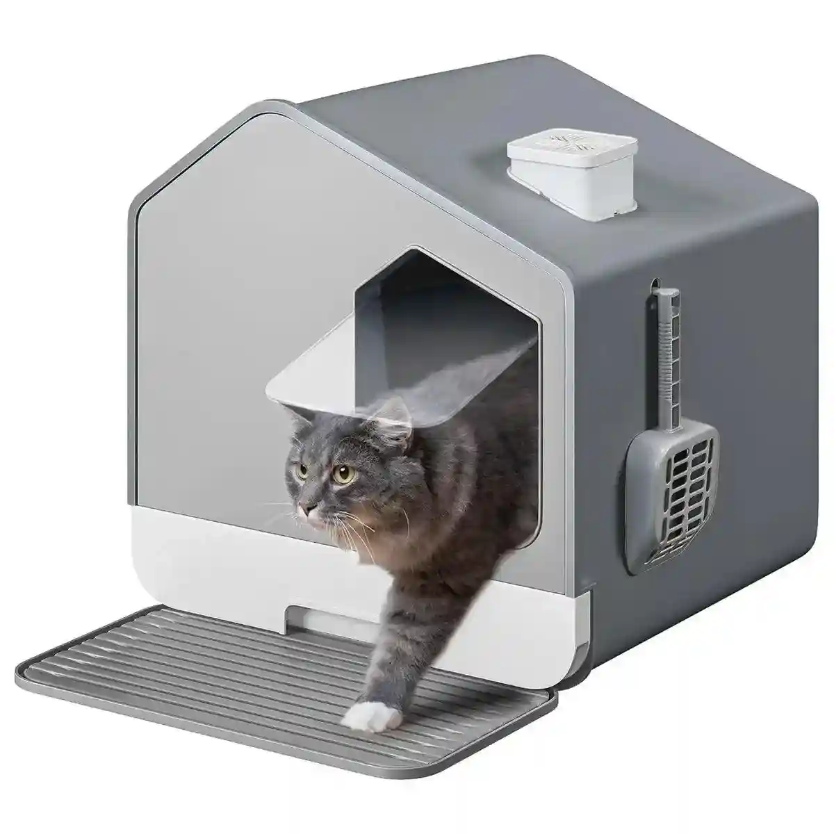 Cat Litter Box Anti-splash Large Fully Enclosed Drawer Type Cat Toilet - Image 4