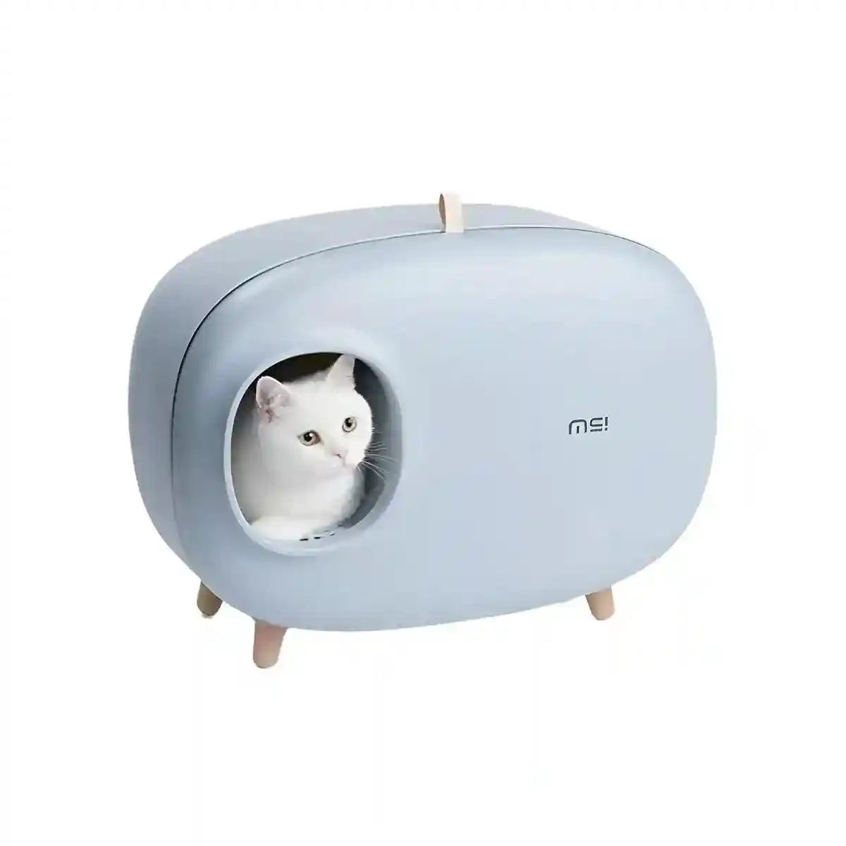 Makesure Cat Litter Box Semi-closed Cat Supplies Cat Toilet Drawer Large Cat Litter Box - Image 6