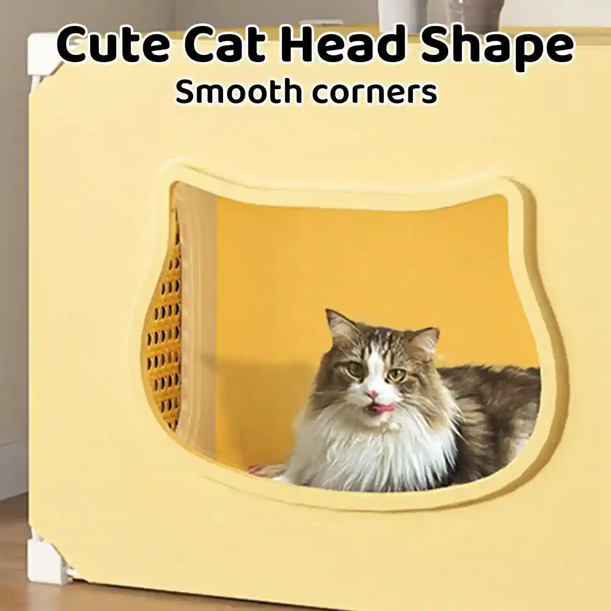 Cat Nest with Cute Cat Head Design for Comfortable Pet Resting - Image 10