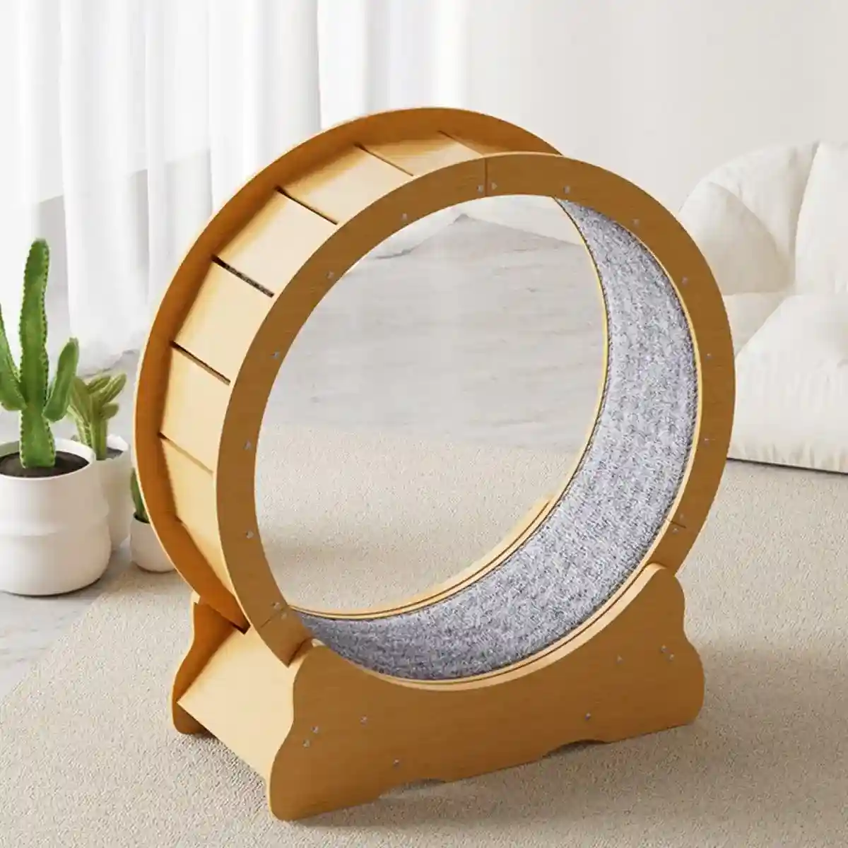 Cat Running Wheel for Indoor Exercise Silent and Safe Cat Treadmill - Image 8