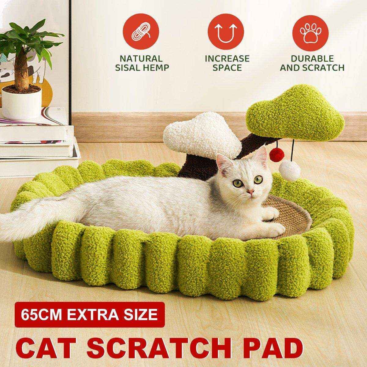 Durable Cat Scratching Bowl Mat Scratch Pad Cat Toy - Image 3