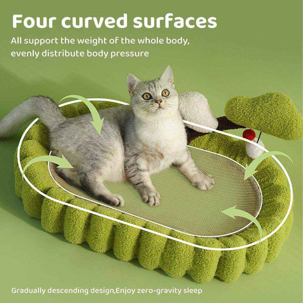 Durable Cat Scratching Bowl Mat Scratch Pad Cat Toy - Image 9