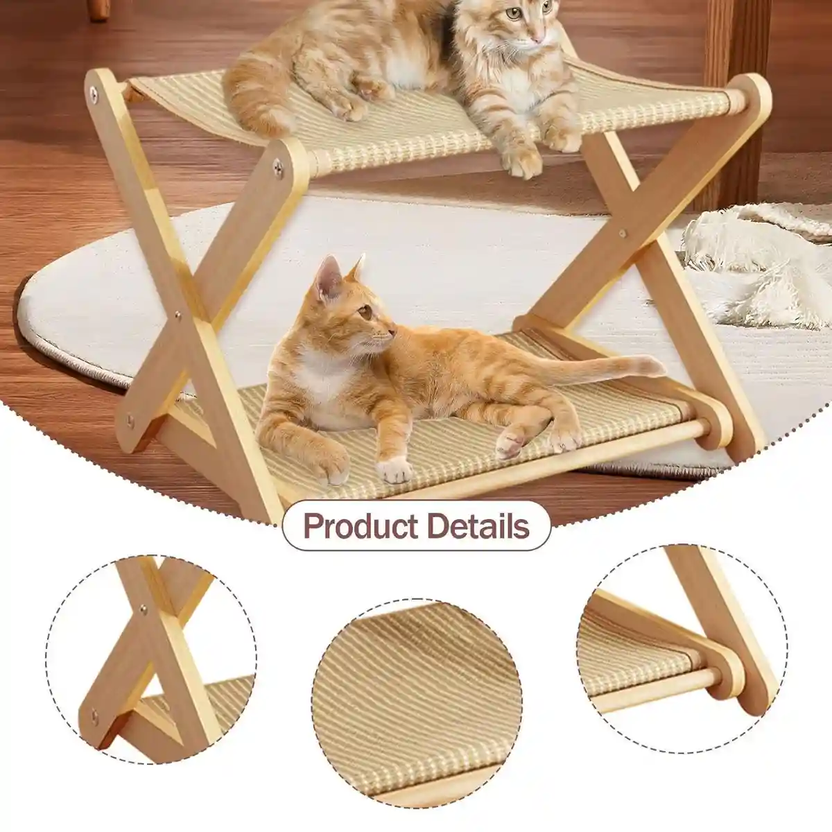 Cat Scratch Board Double-layer Cat Scratcher - Image 12