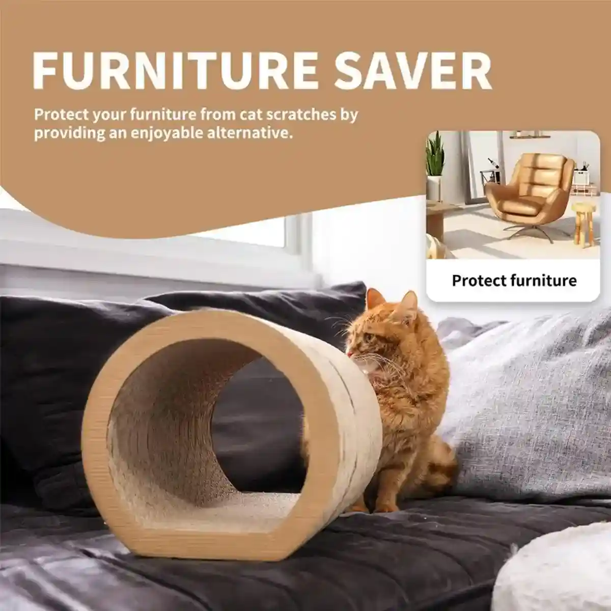 Cat Scratching Board Set Durable Corrugated Cardboard for Cats - Image 15