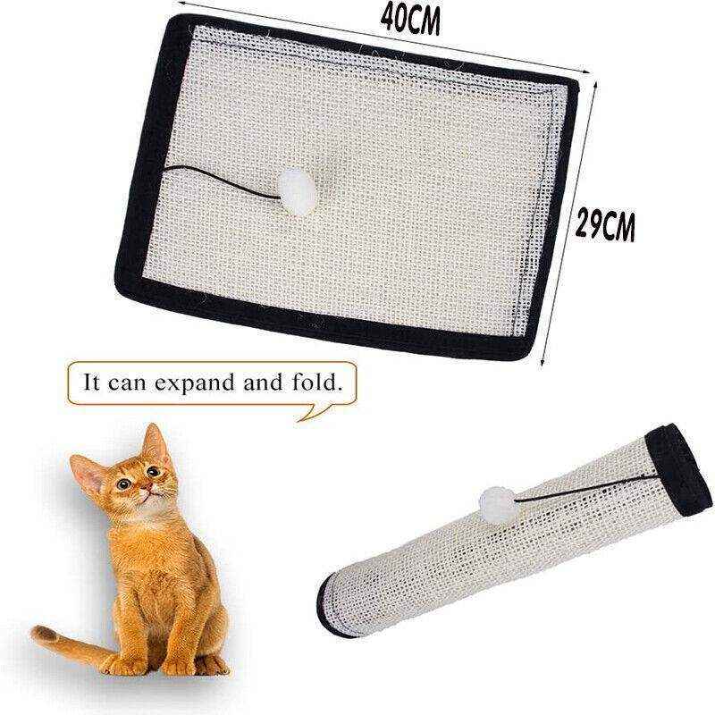 Multi-Use Cat Scratching Mat for Furniture Protection & Play - Image 9