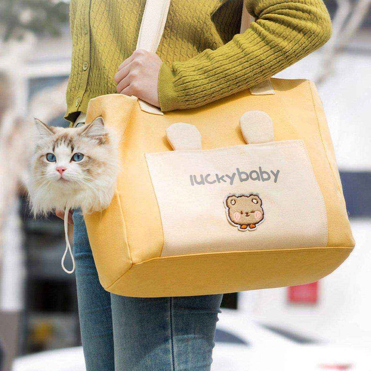 Adjustable Cat Sling Pet Carrying Bag - Image 5