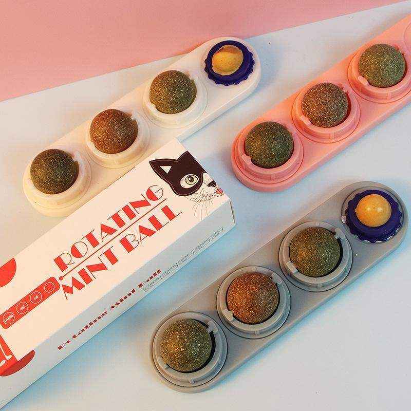 Cat Toy Catnip Ball 3 Colours - Image 11