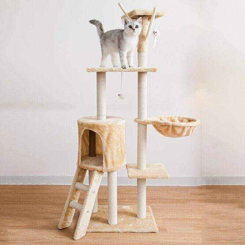 Multi-Level Cat Tower Cat Tree 4 Colours - Image 4