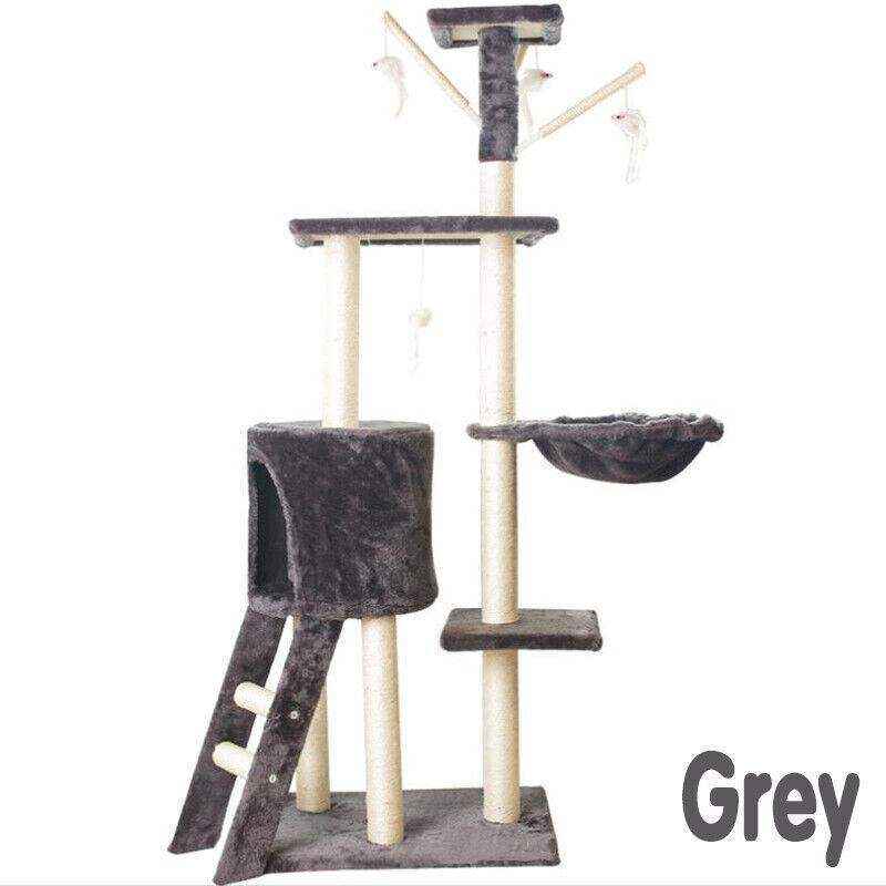 Multi-Level Cat Tower Cat Tree 4 Colours - Image 6