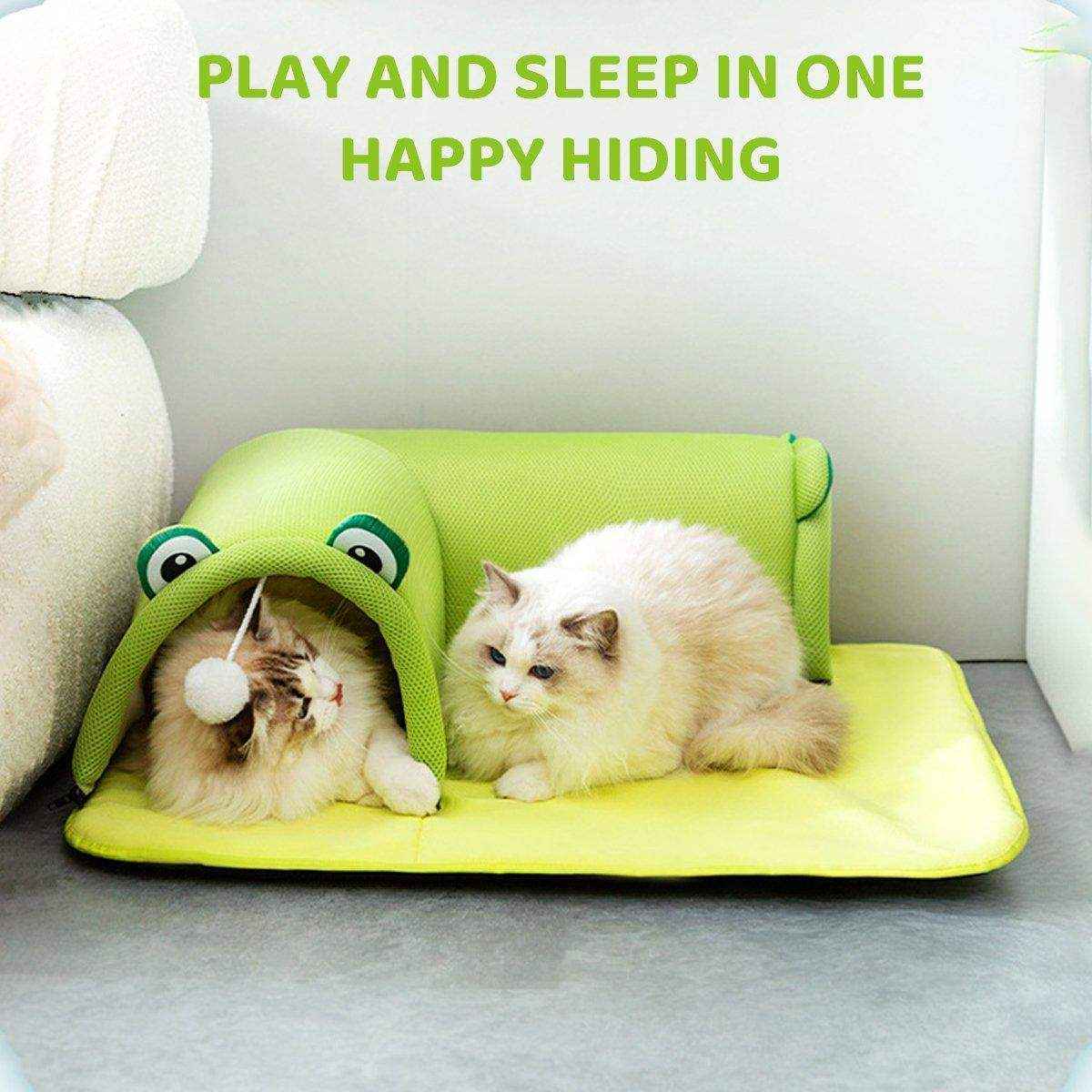 Super Large Double Open Cat Tunnel Bed Cat House - Image 4