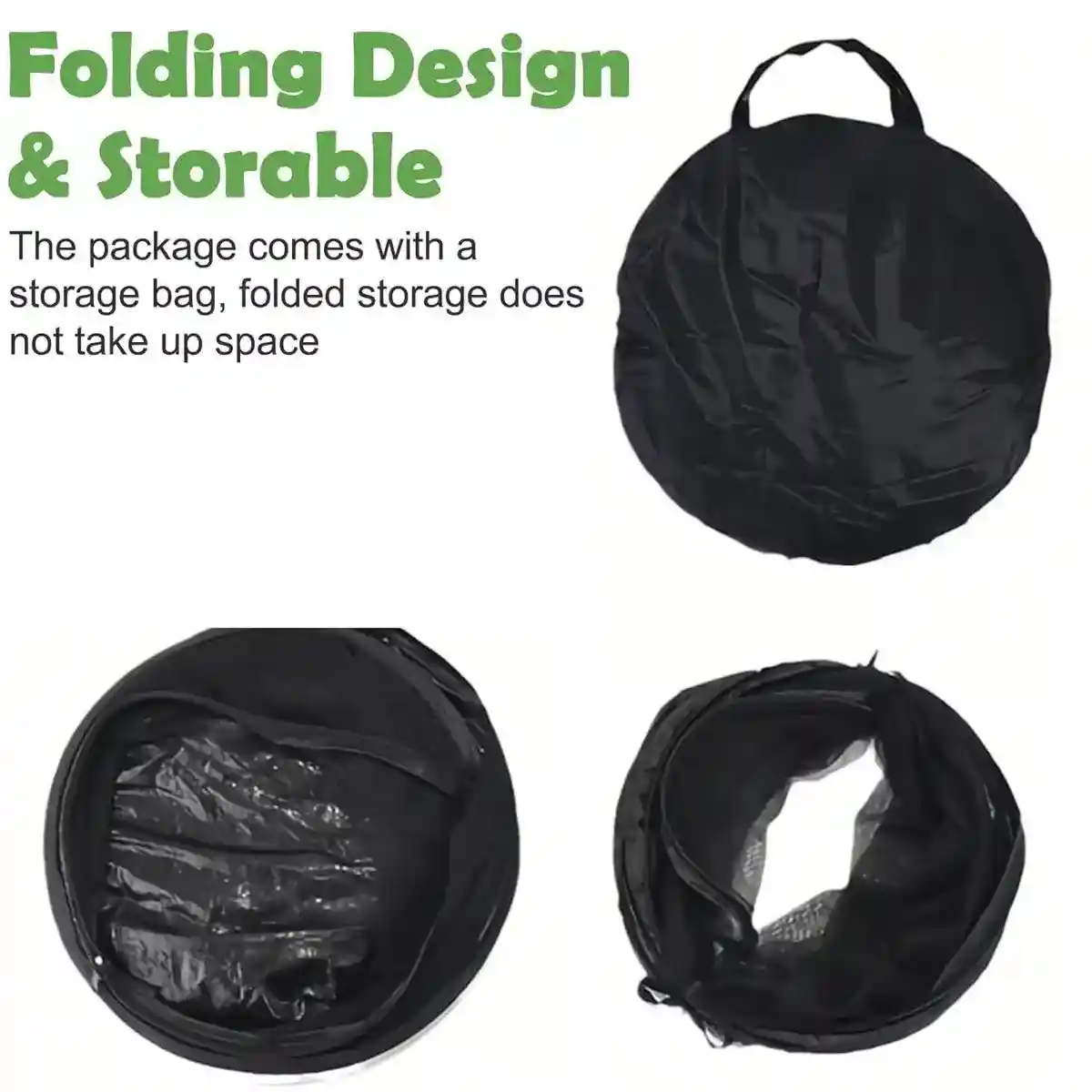Foldable Cat Tunnel Outdoor Play Tent Breathable Mesh Pet Playpen - Image 10