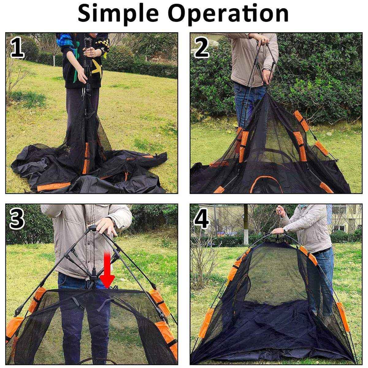 4pcs Foldable Cat Tunnel Outdoors Breathable Mesh Playpen for Safe Outdoor Fun - Image 11