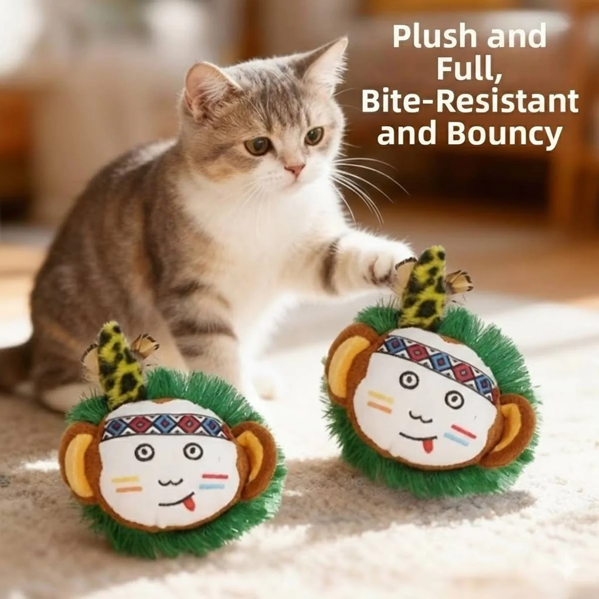 Catnip Cat Toy Plush Interactive Bite Resistant Cat Toy - Image 3