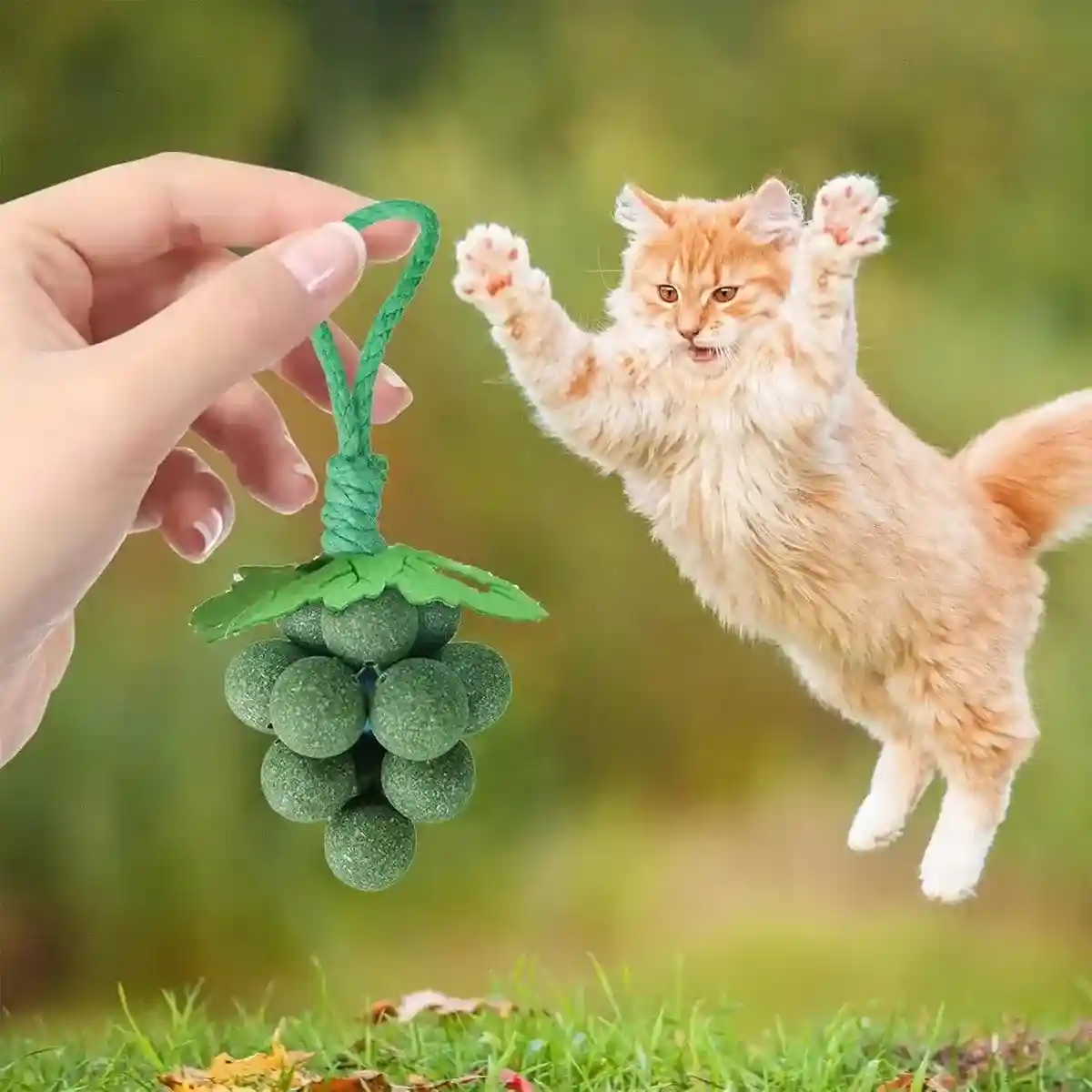 Catnip Cat Toy for Teeth Cleaning and Fresh Breath Grape Shape Toy - Image 7