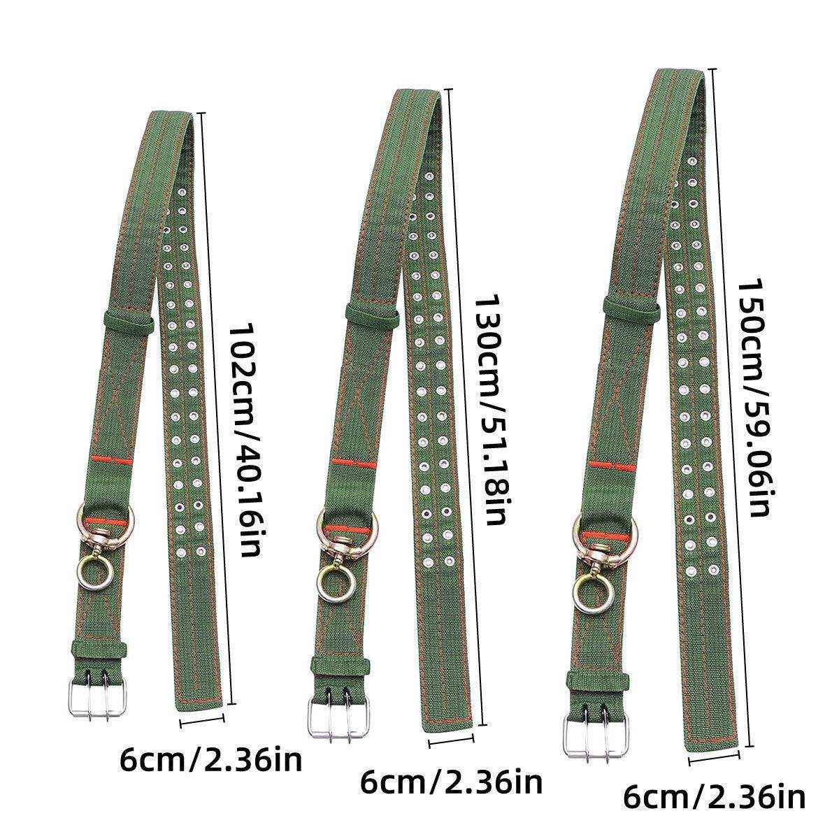 Heavy-Duty Adjustable Cattle Collar with Metal Buckle Wear-Resistant Canvas - Image 3