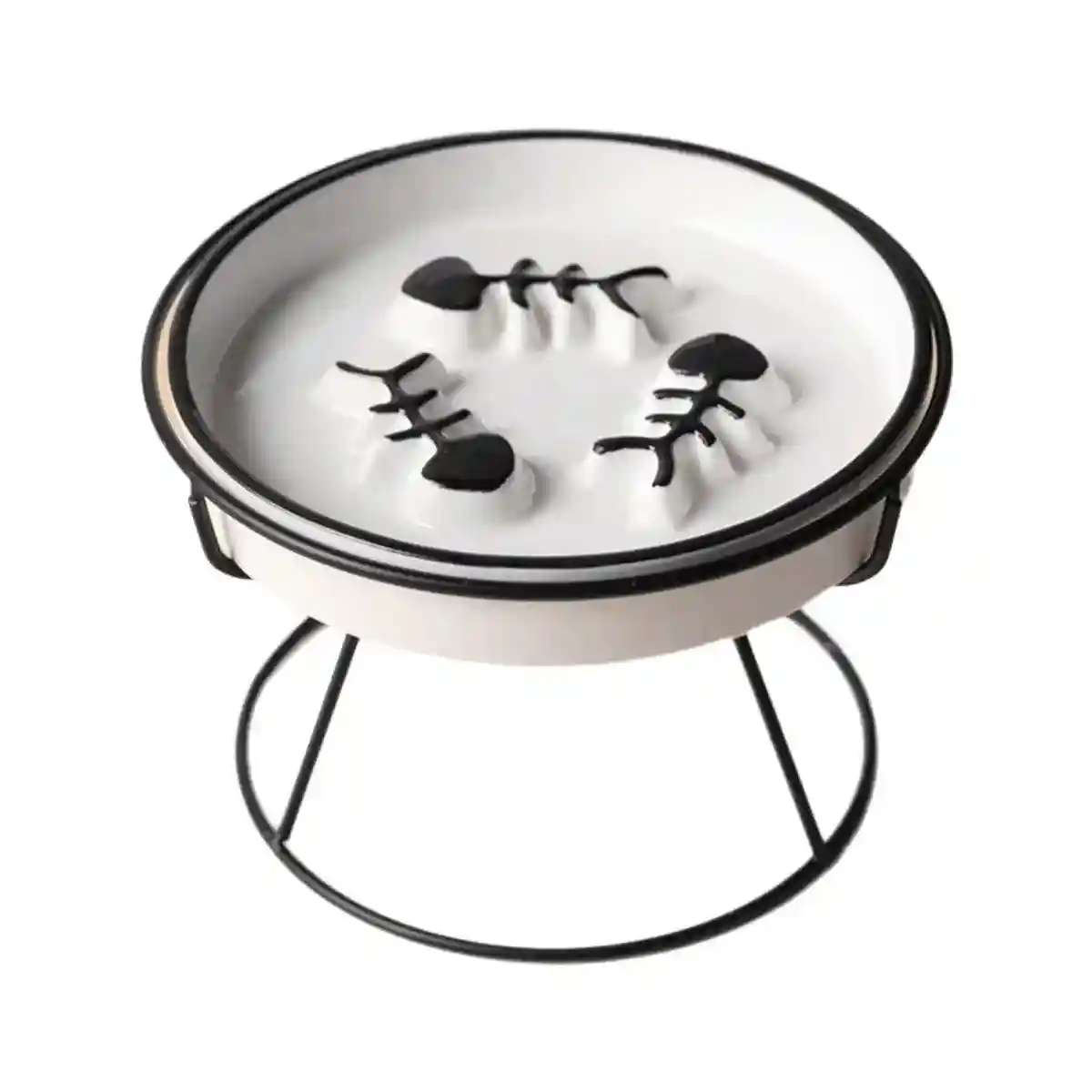 Ceramic Cat Bowl Slow Feeder Pet Food Tray for Cats and Dogs Non Slip Design - Image 15
