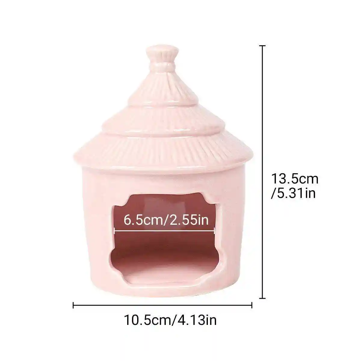 Cooling Ceramic Hamster House Hideout for Small Pets - Image 13