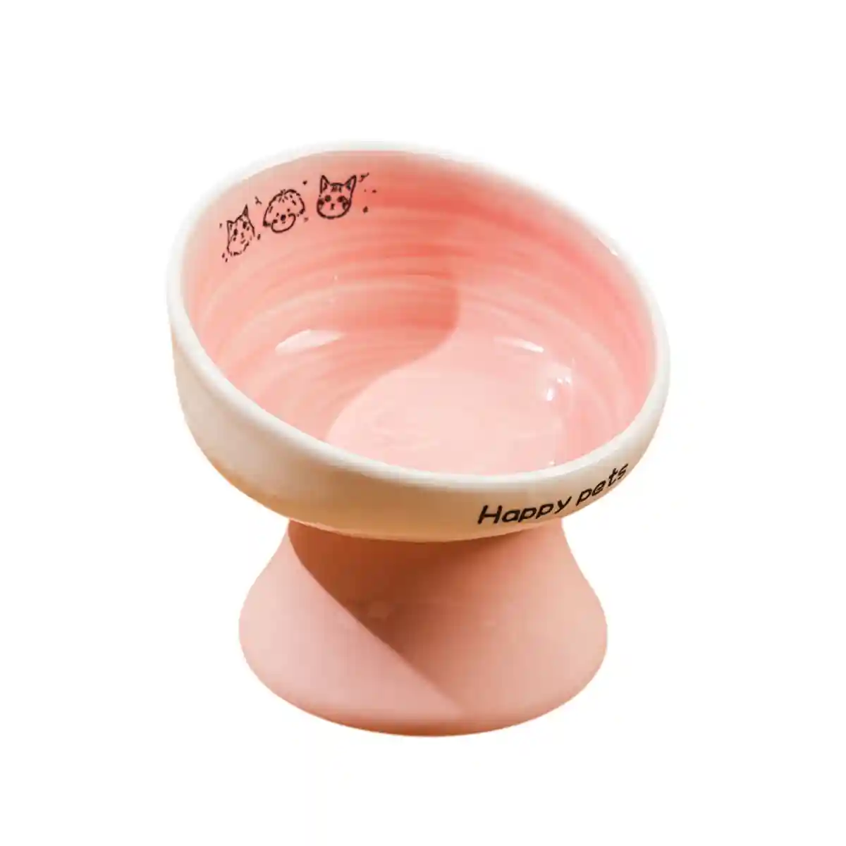 Ceramic Raised Cat Bowl with 15° Tilted Design - Image 12