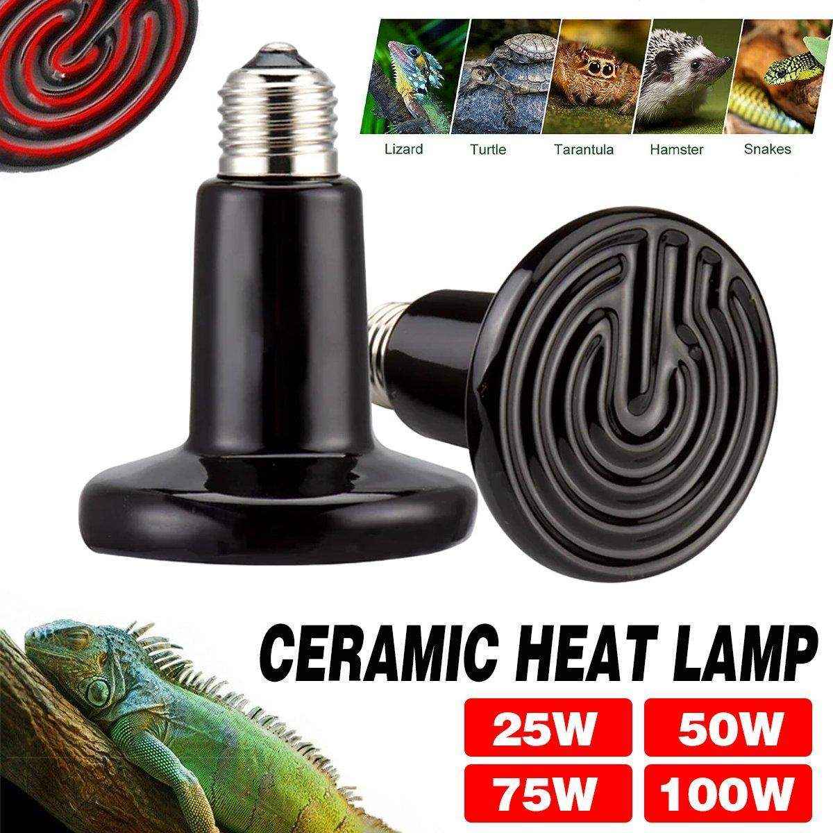 Ceramic Heat Lamp Bulb Infrared Reptile Heater Lamps Bulbs - Image 3