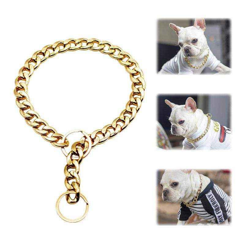 Heavy-Duty Dog Chain Collar Silver - Image 10