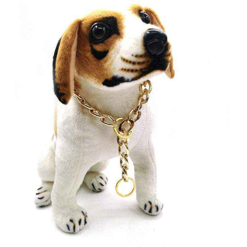 Heavy-Duty Dog Chain Collar Silver - Image 11