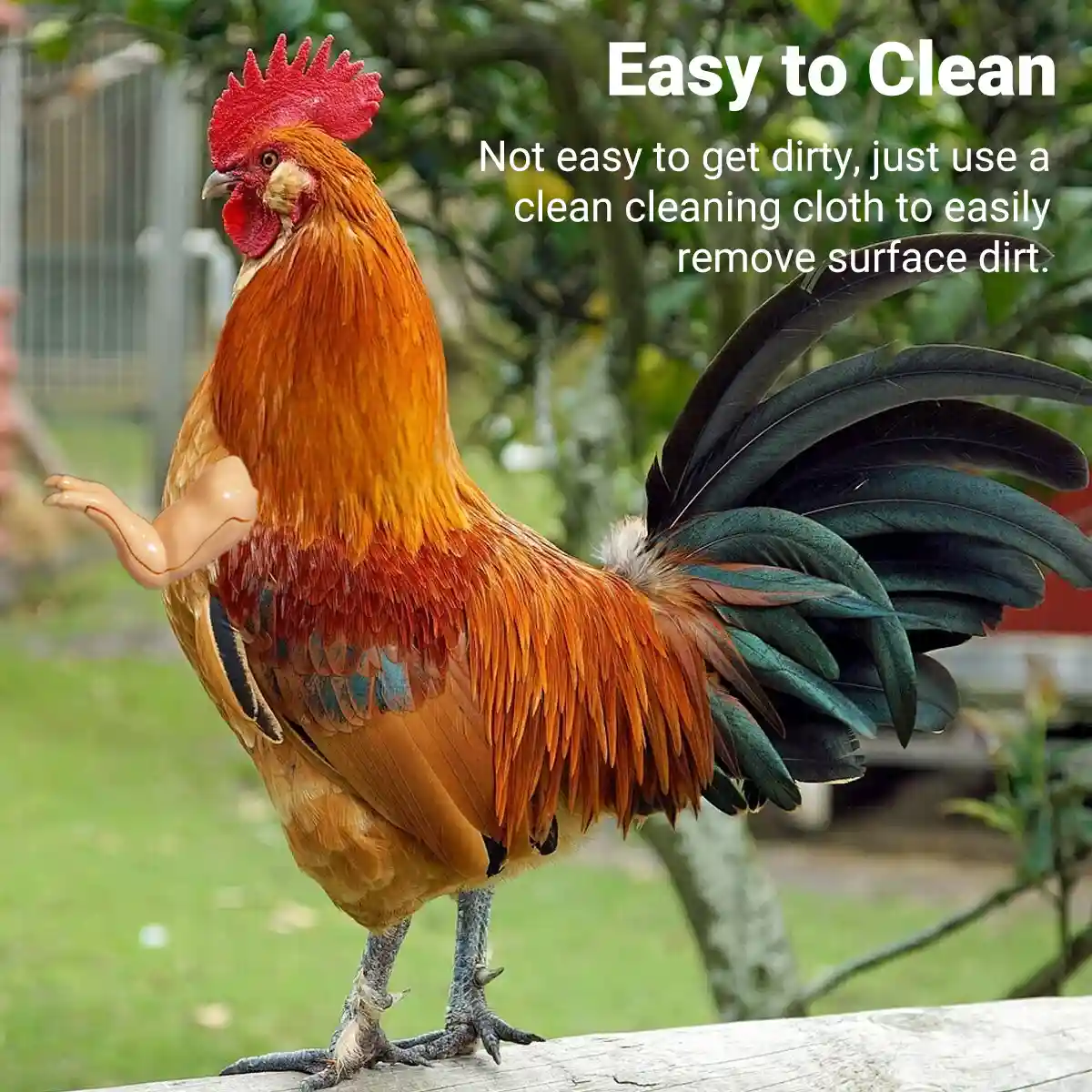 Chicken Arm Decoration Funny Rooster Costume Toy for Pets - Image 5