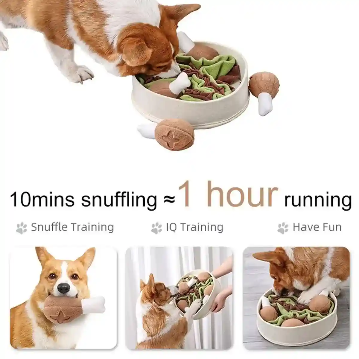 Chicken Leg Bucket Puzzle Toy Interactive Snuffle & IQ Training for Dogs - Image 6