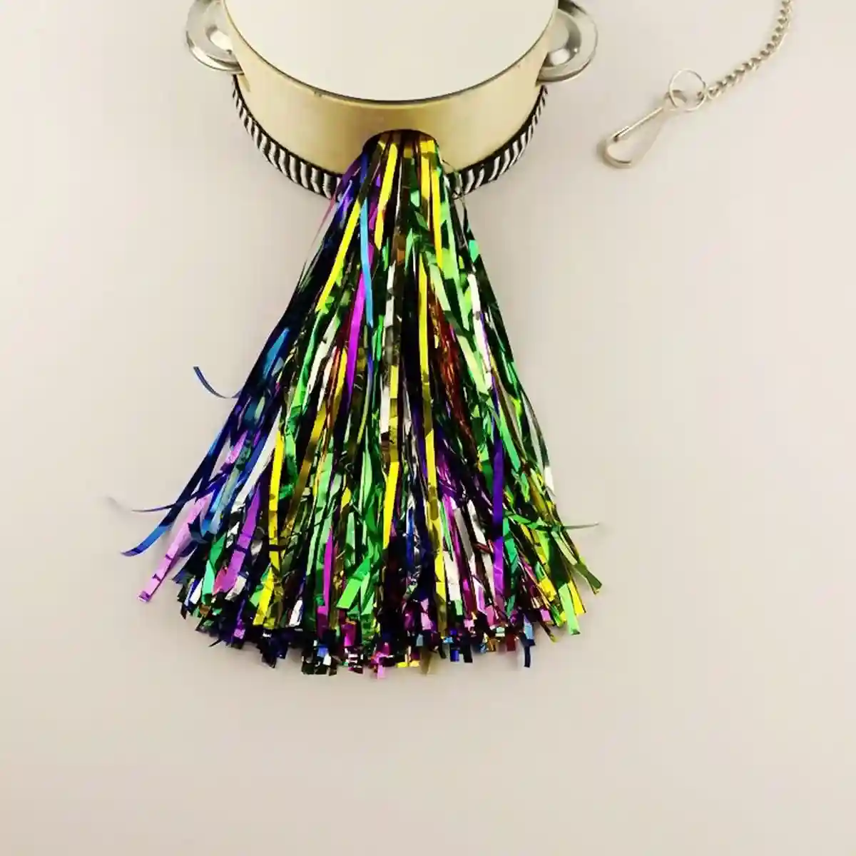 Hanging Mirror Drum Chicken Toys for Coop Enrichment and Fun - Image 15