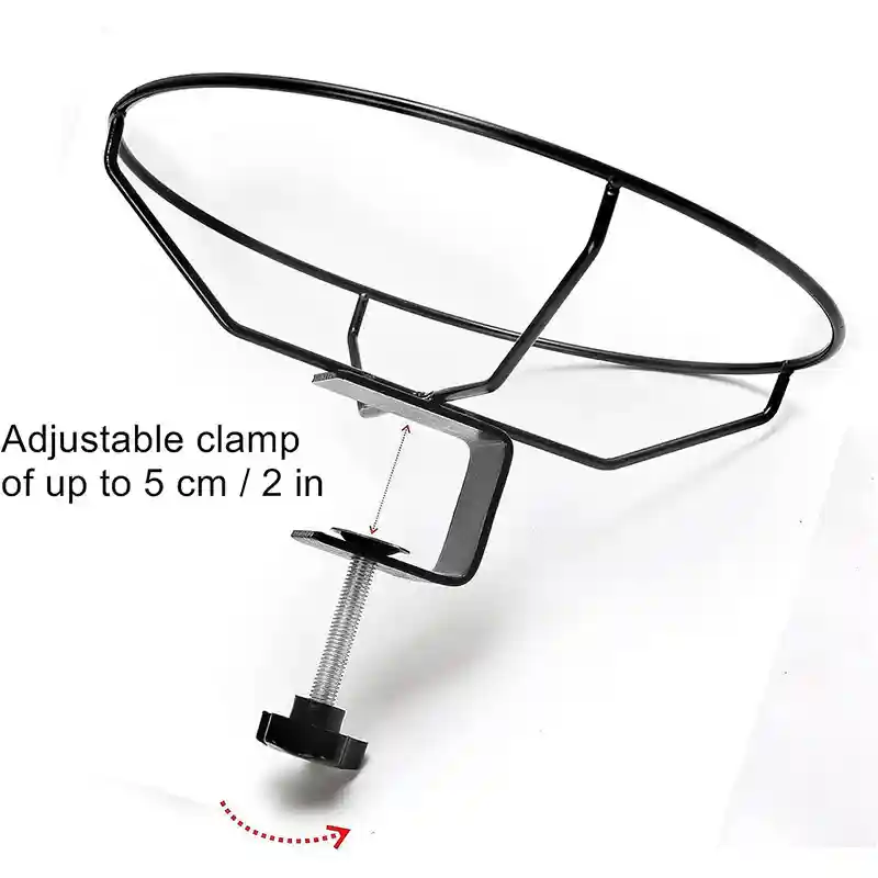 Adjustable Clamp-On Bird Bath Bowl 27cm Hanging Water Dish for Outdoor Use - Image 7