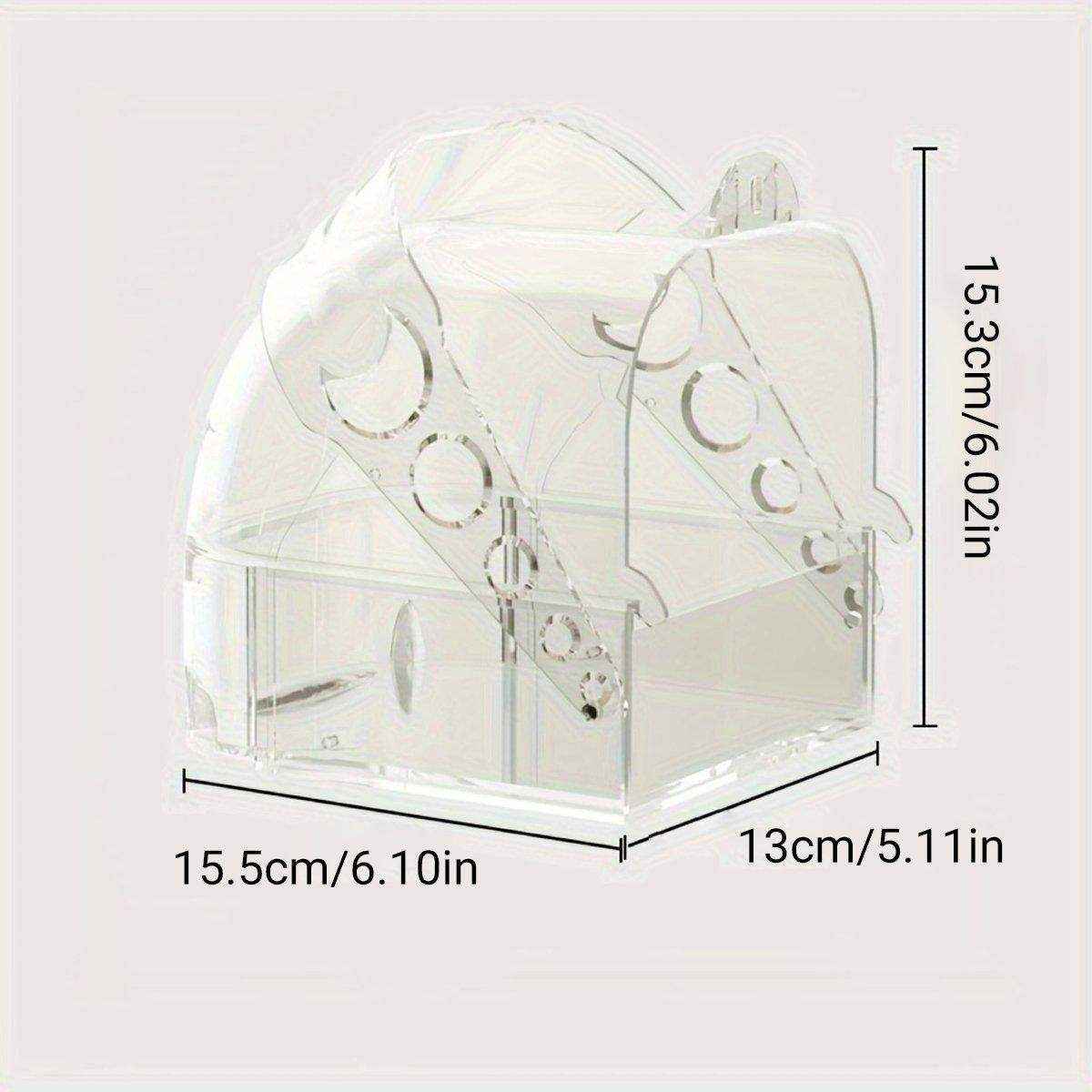 Parrot Bathers Large Bathroom Birdcage Supplies Multi-purpose Bath Room Sleeping Nest Feeding Box Tiger Skin Bird Bathtub - Image 6