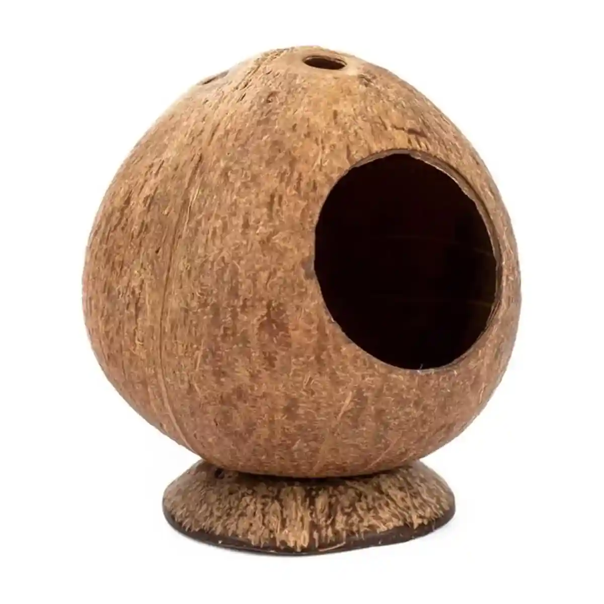 Coconut Hamster Cage Natural Hideout for Small Pets - Image 2