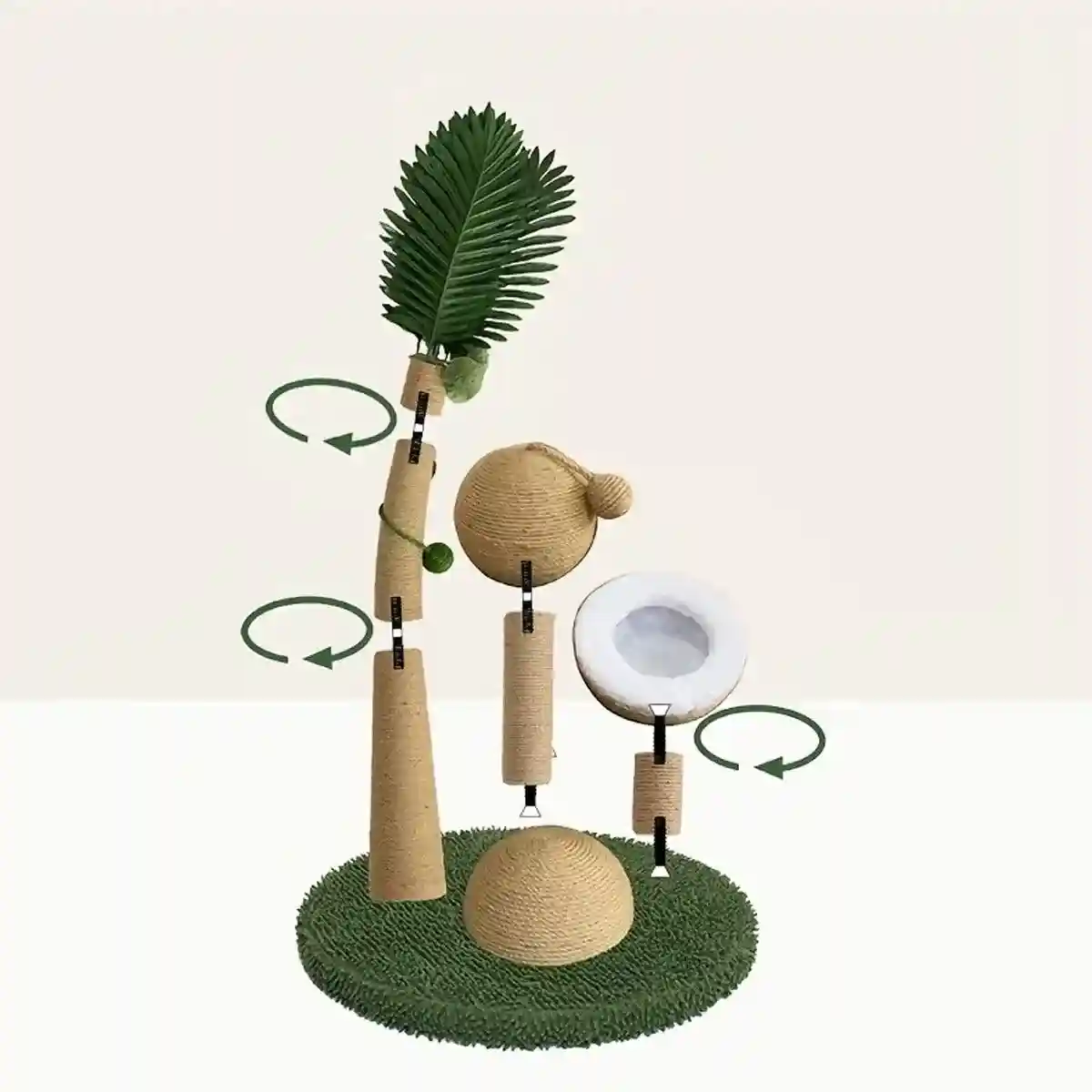 Coconut Tree Cat Scratching Post - Image 14